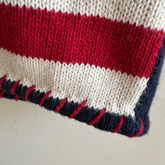 Eagle's Eye Vintage 90s Patriotic Vote Americana Democratic Sweater Vest L - Picture 7 of 10